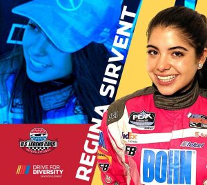 Regina Sirvent llega al programa NASCAR Drive for Diversity